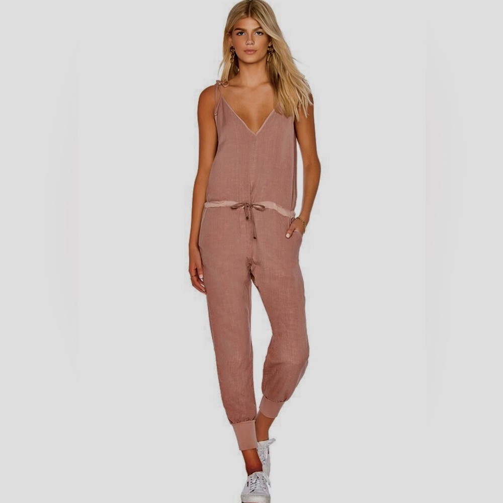 YFB DUSTY ROSE JUMPSUIT